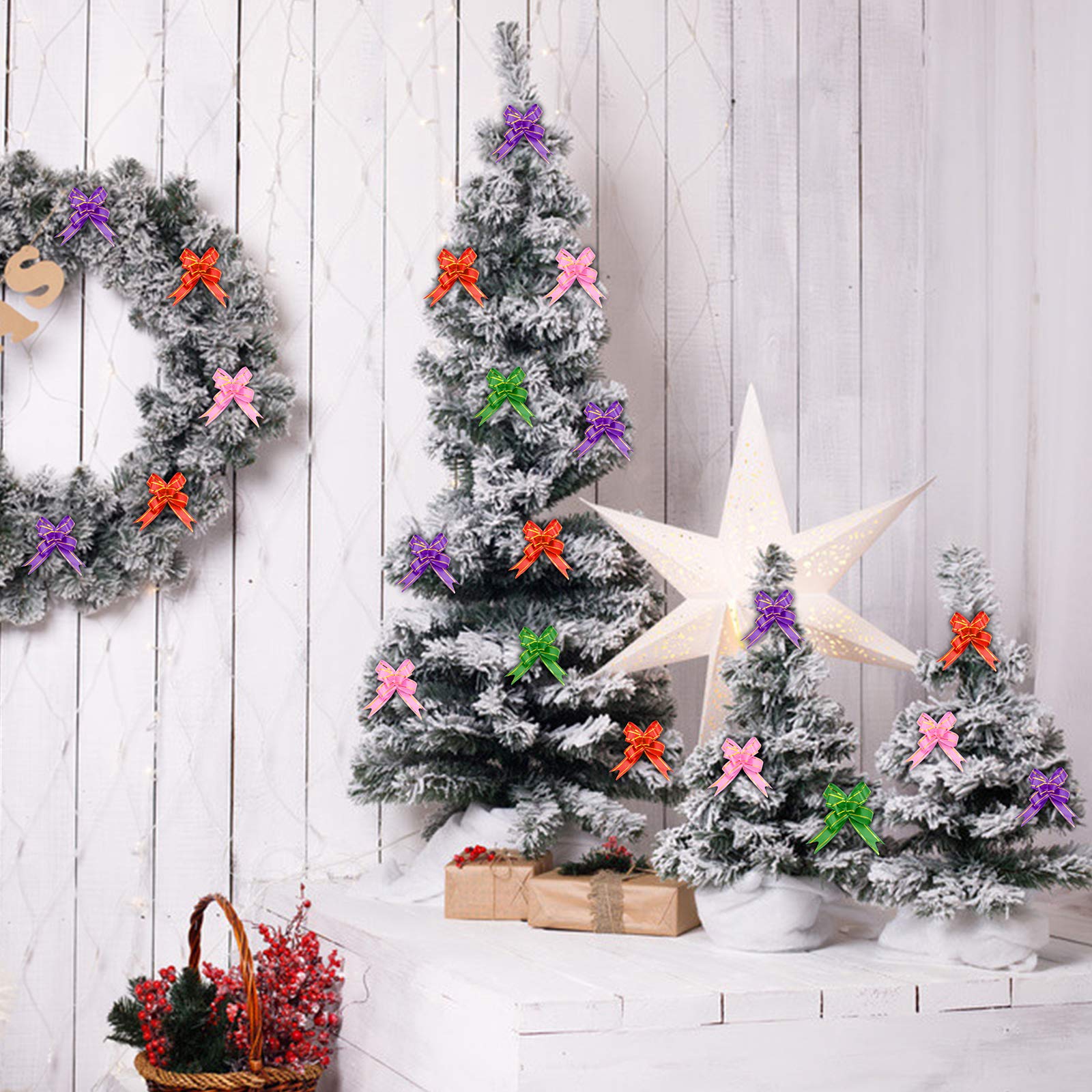 Cisolen 120 Piezas Lazos De Regalo Cinta Para Botellas De Vino Decoración