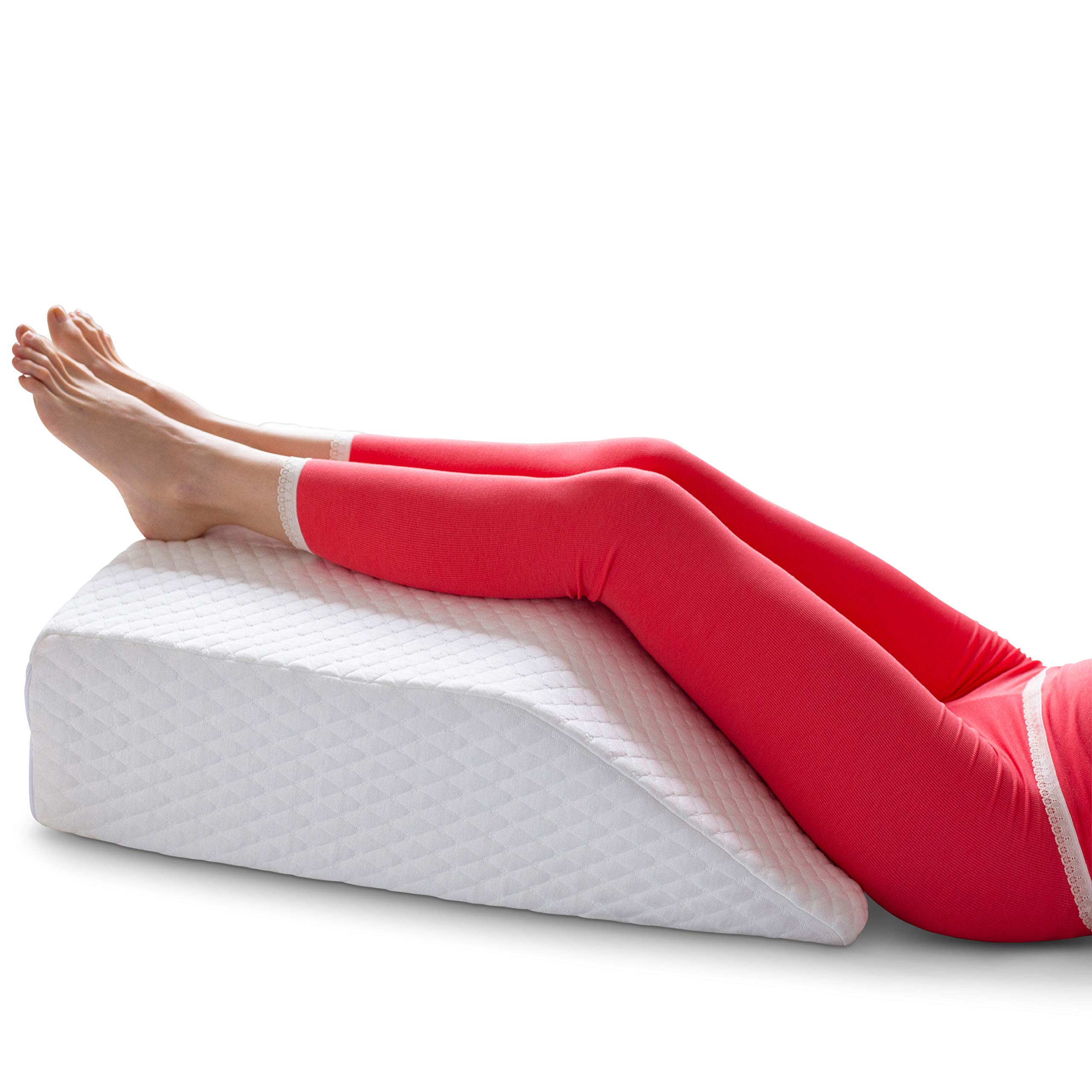 Buy Long Leg Elevation Pillow for Circulation 2 Covers Included