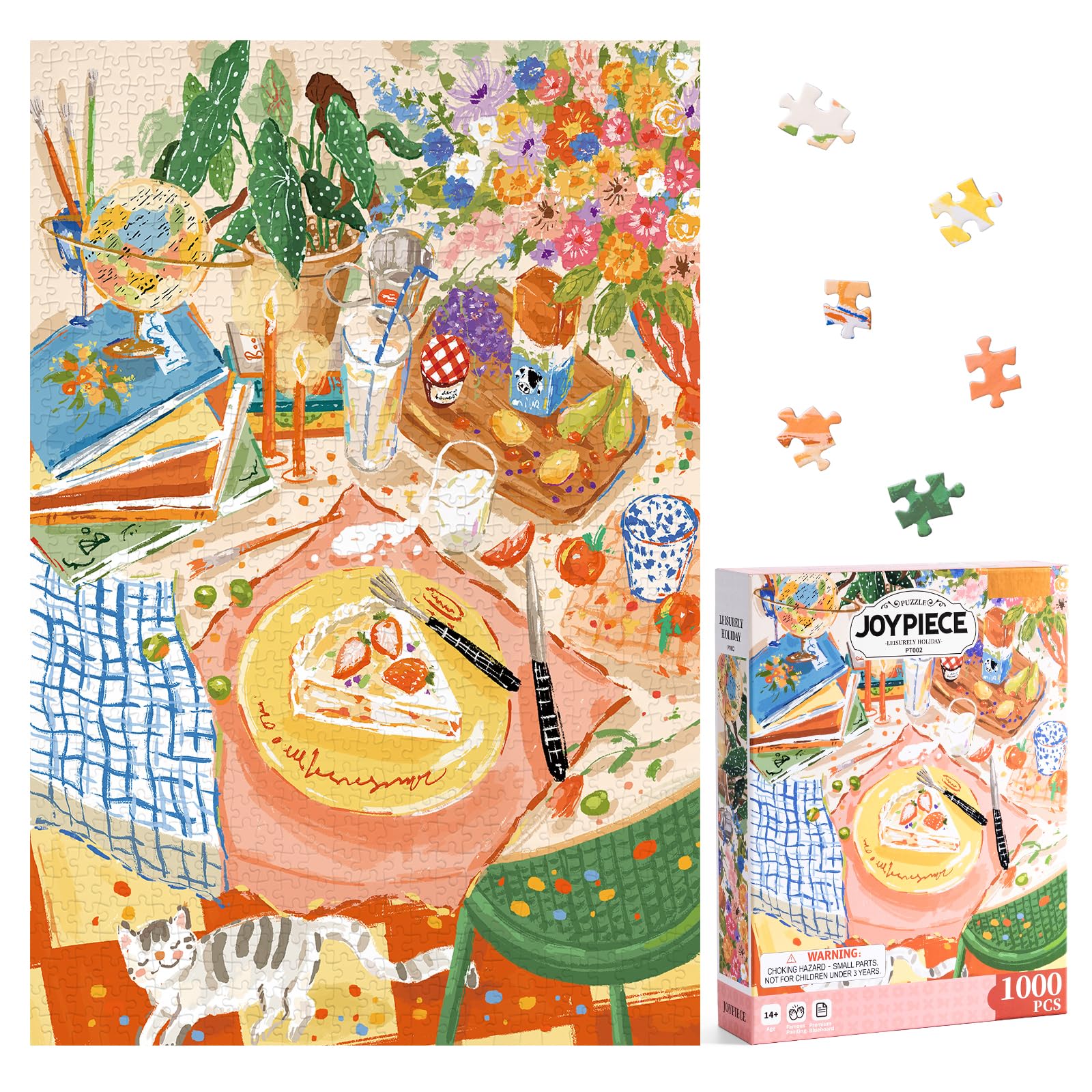 ROWOOD Puzzle da 1000 pezzi per adulti bambini, gioco impegnativo, giocattolo educativo, puzzle regali per donne uomini, vacanze accoglienti