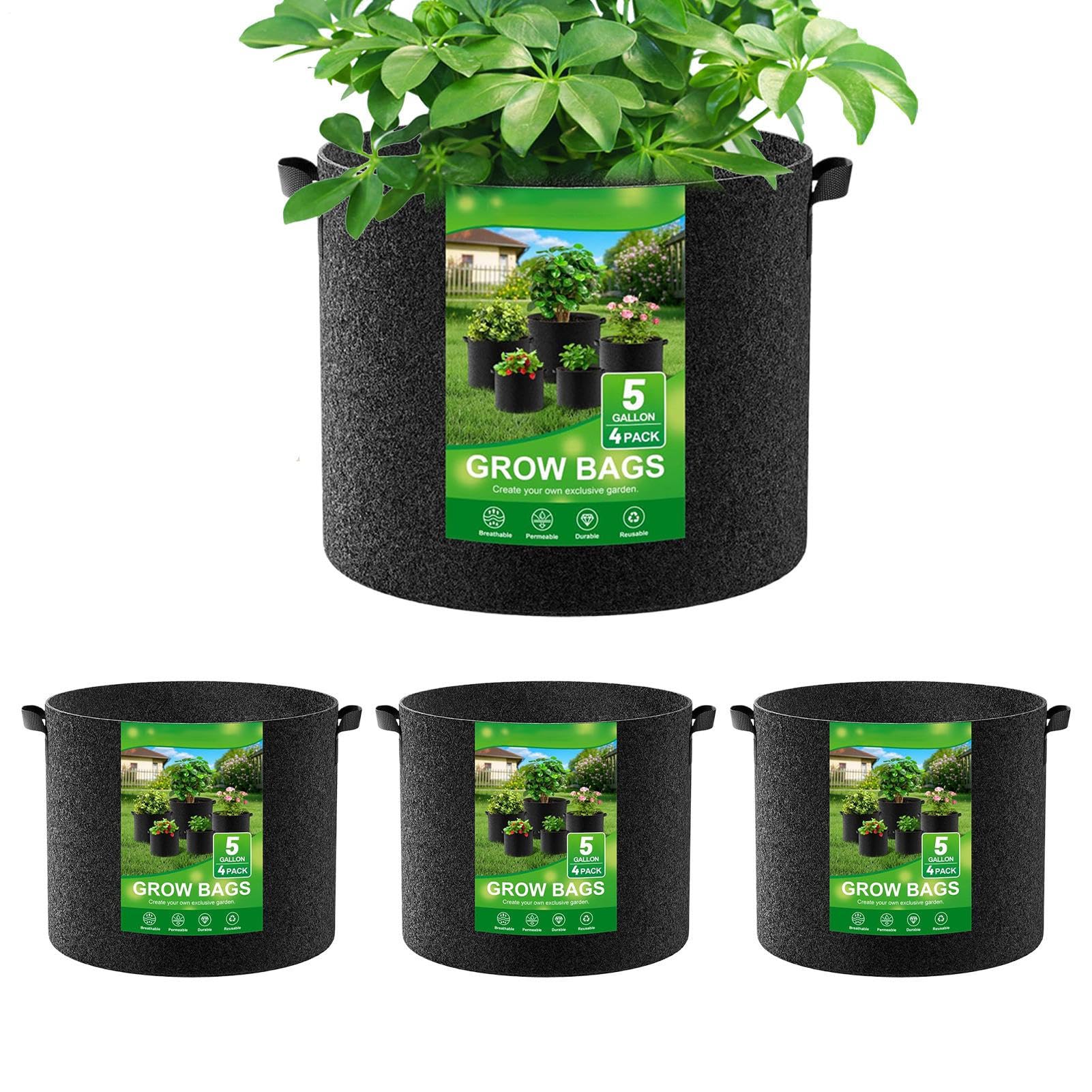Sac de plantation en tissu pour créer un potager de tomates sur votre balcon