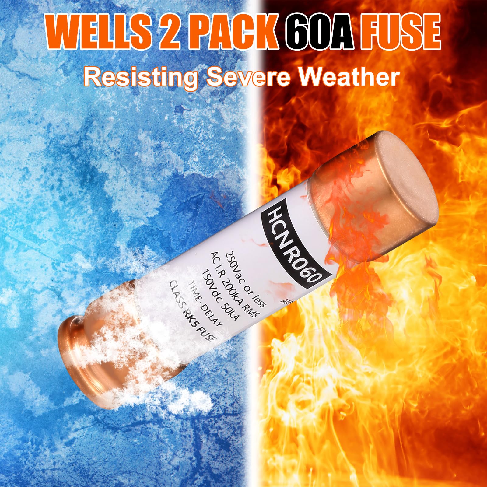 Wells 60A Fuses - Protect Your AC & Appliances -6