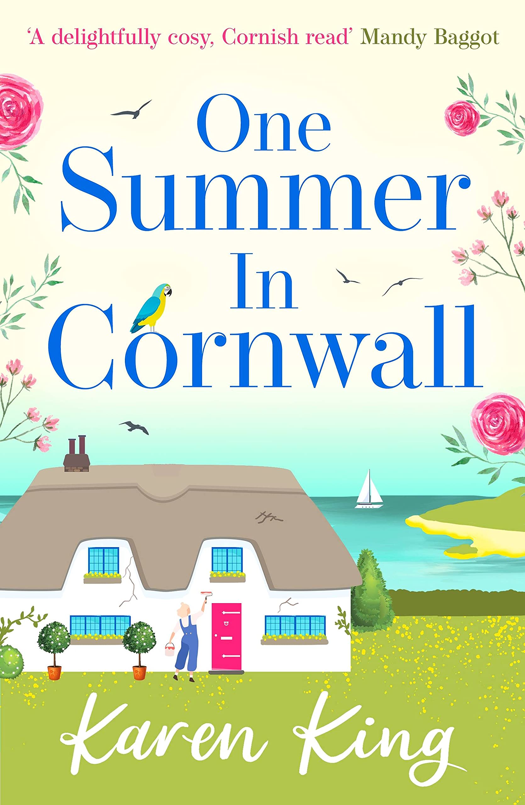 One Summer in Cornwall by Karen King (Paperback Book)