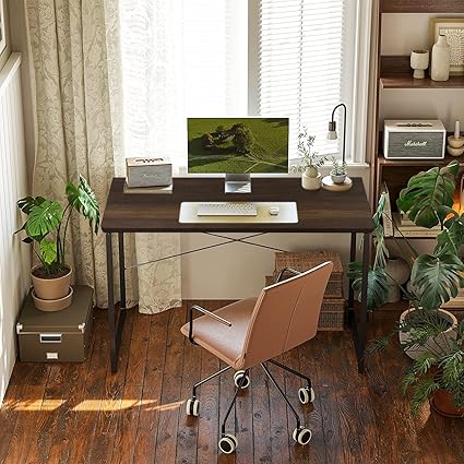 Torche 36x24 Inch Study Table for Home |Desktop/Computer Office Study Table | Laptop Table (Dark Oak) ?