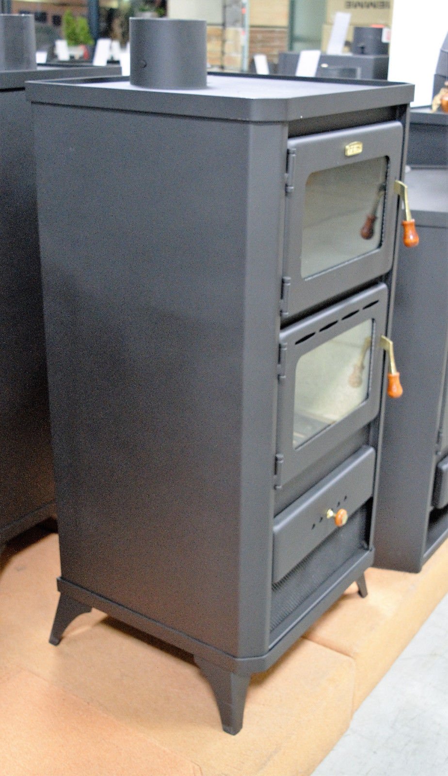 Prity Estufa de leña Fornello Cucina Camino 12kW FME