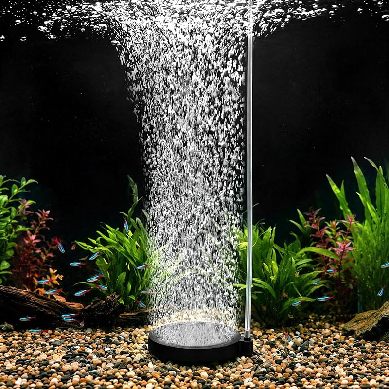 Pedra Difusora de Ar para Aquário com Microbolhas em ABS, Disco Autossubmersível JHGKEGKE 6 cm, Modelo 0008