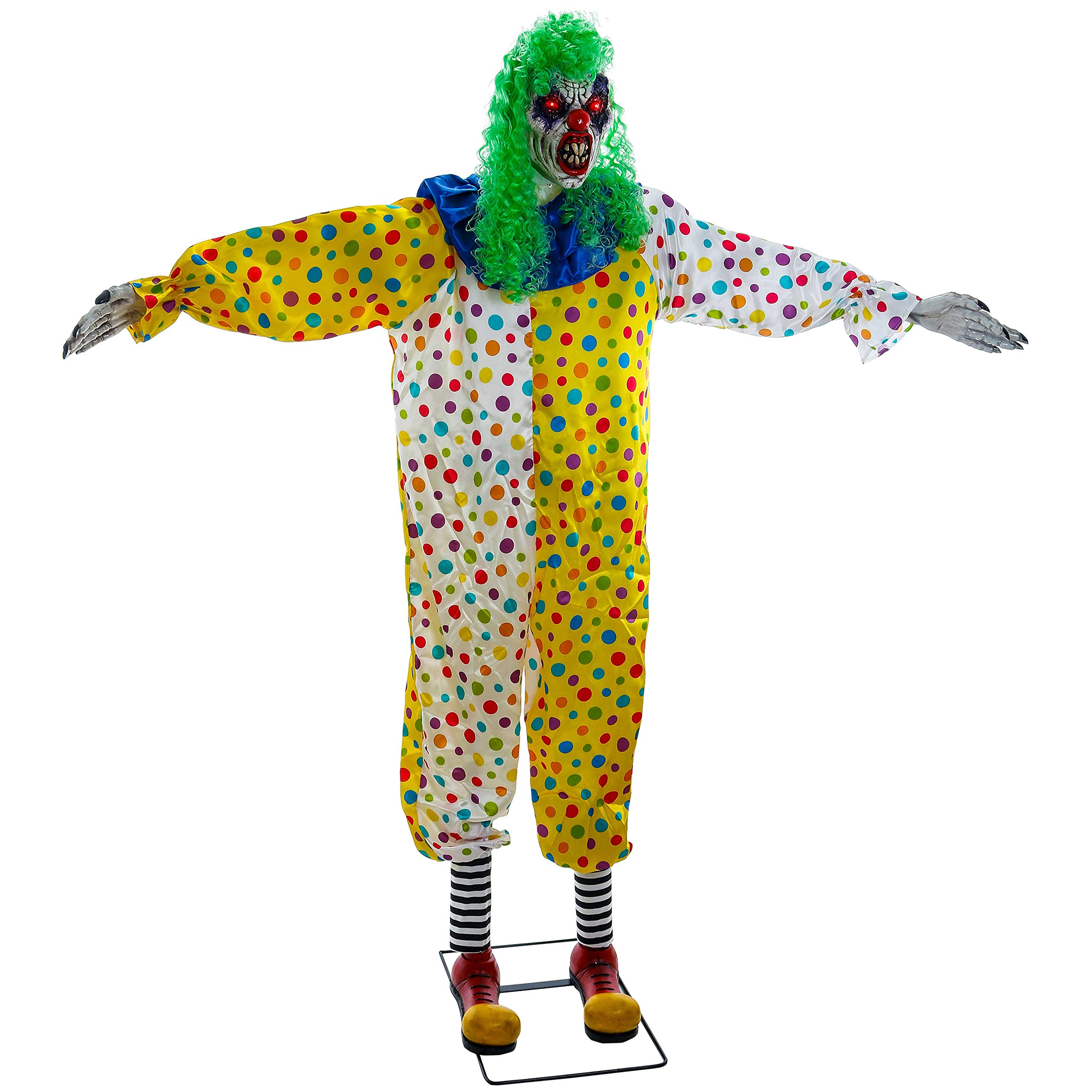 Buy Halloween Haunters Giant 7 Foot Animated Standing y Circus Clown