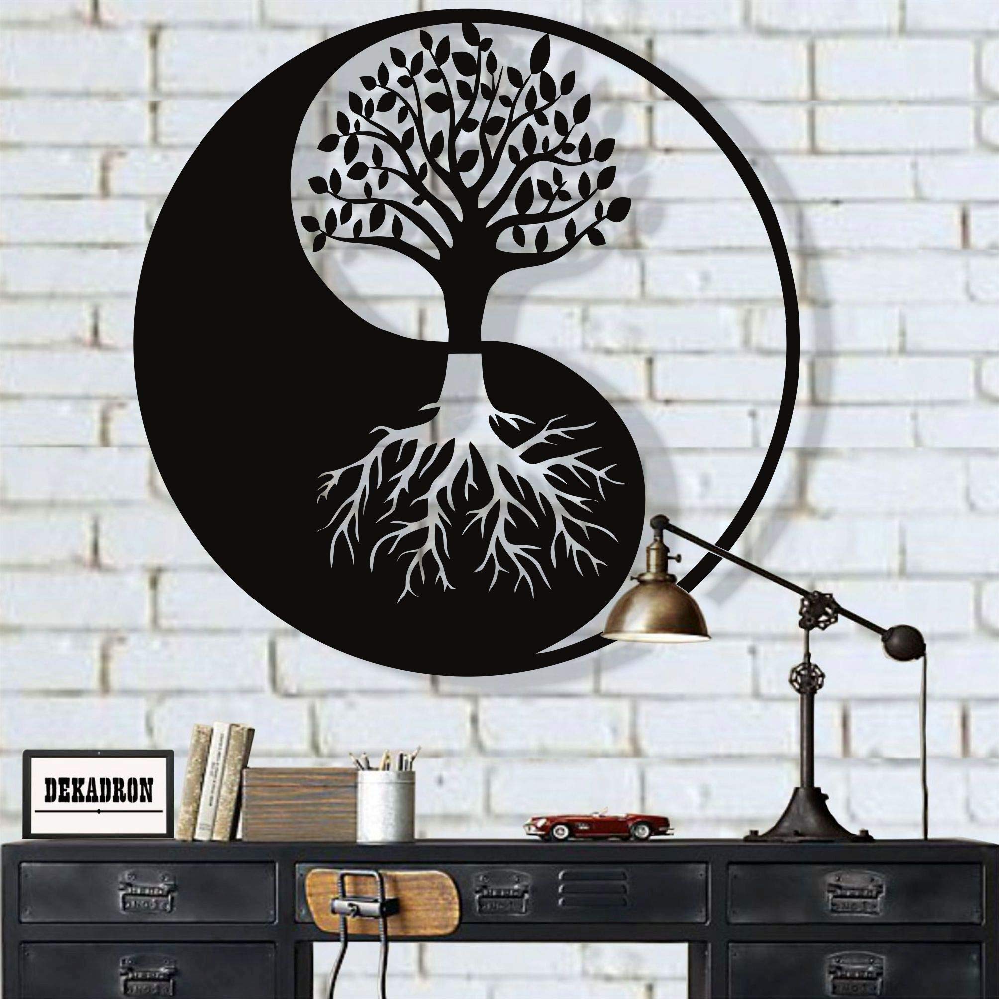 Buy Metal Wall Art, Tree of Life Wall Art, Metal Yin Yang Decor, Metal