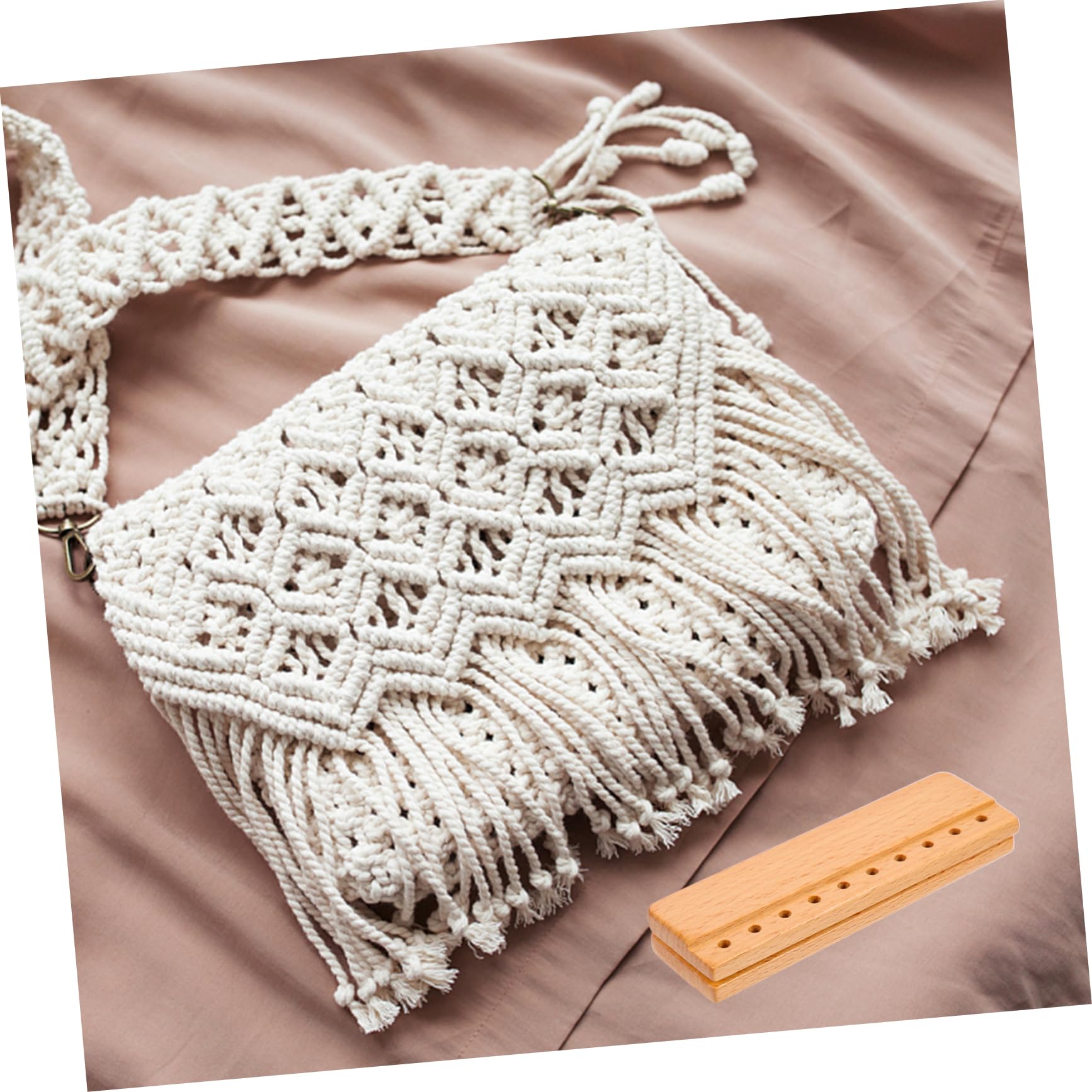 DOITOOL 10 Piezas Clips magnéticos de Madera Sling Bag bandoleras Insignia de identificación Monedero de Cuero decoración Bolsos Hebillas de Equipaje Bolsa Hebilla Decorativa agujerito
