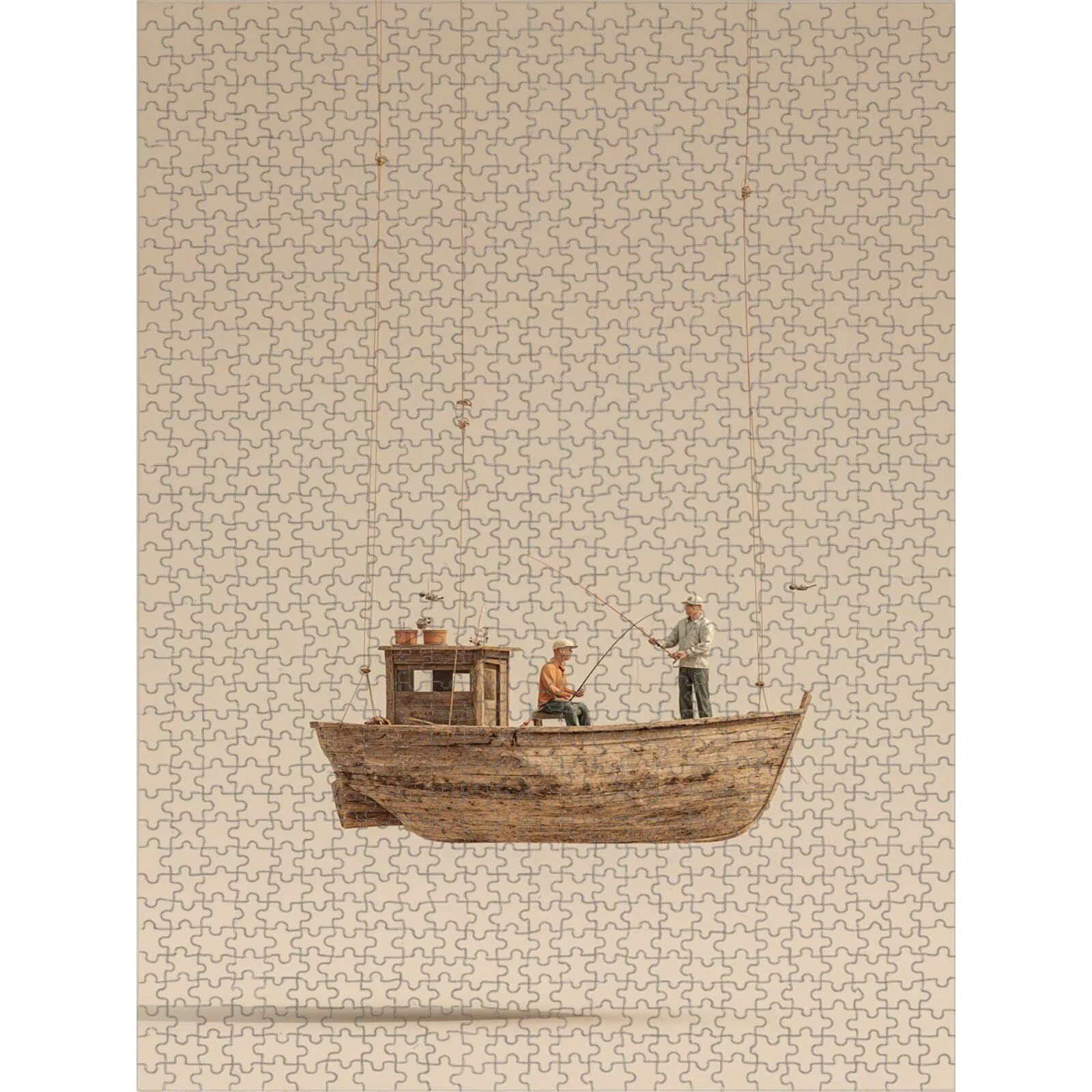 5000 Pezzi Puzzle Adulti - Semplice & Barca - Decorazione Murale 1T#2615 | Puzzle in Legno, Tagliati con Precisione, Inchiostro dai Colori Vivaci, Hobby Statico, Decorazione per Casa, 105x181cm