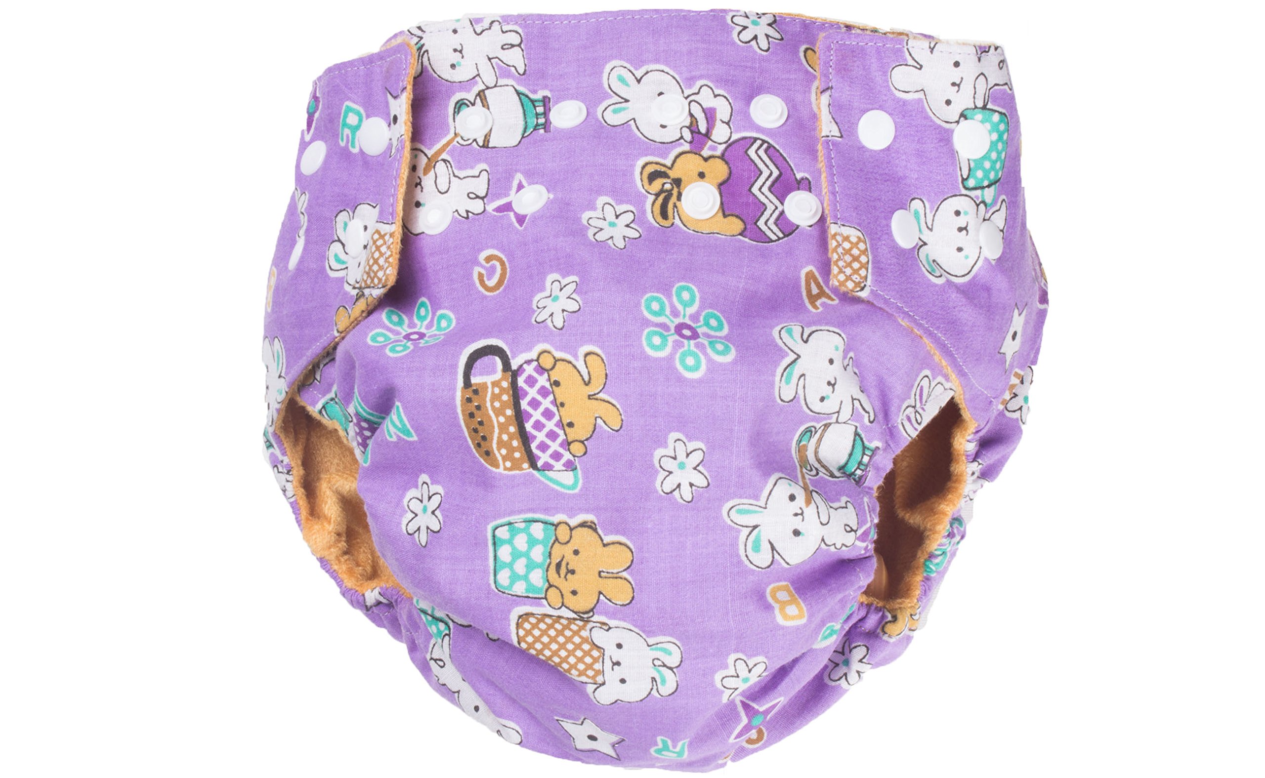 Ole Baby Soft Comfortable Reusable Cotton Diaper Pull on Style Diaper Pants (Age:1-2 Years)