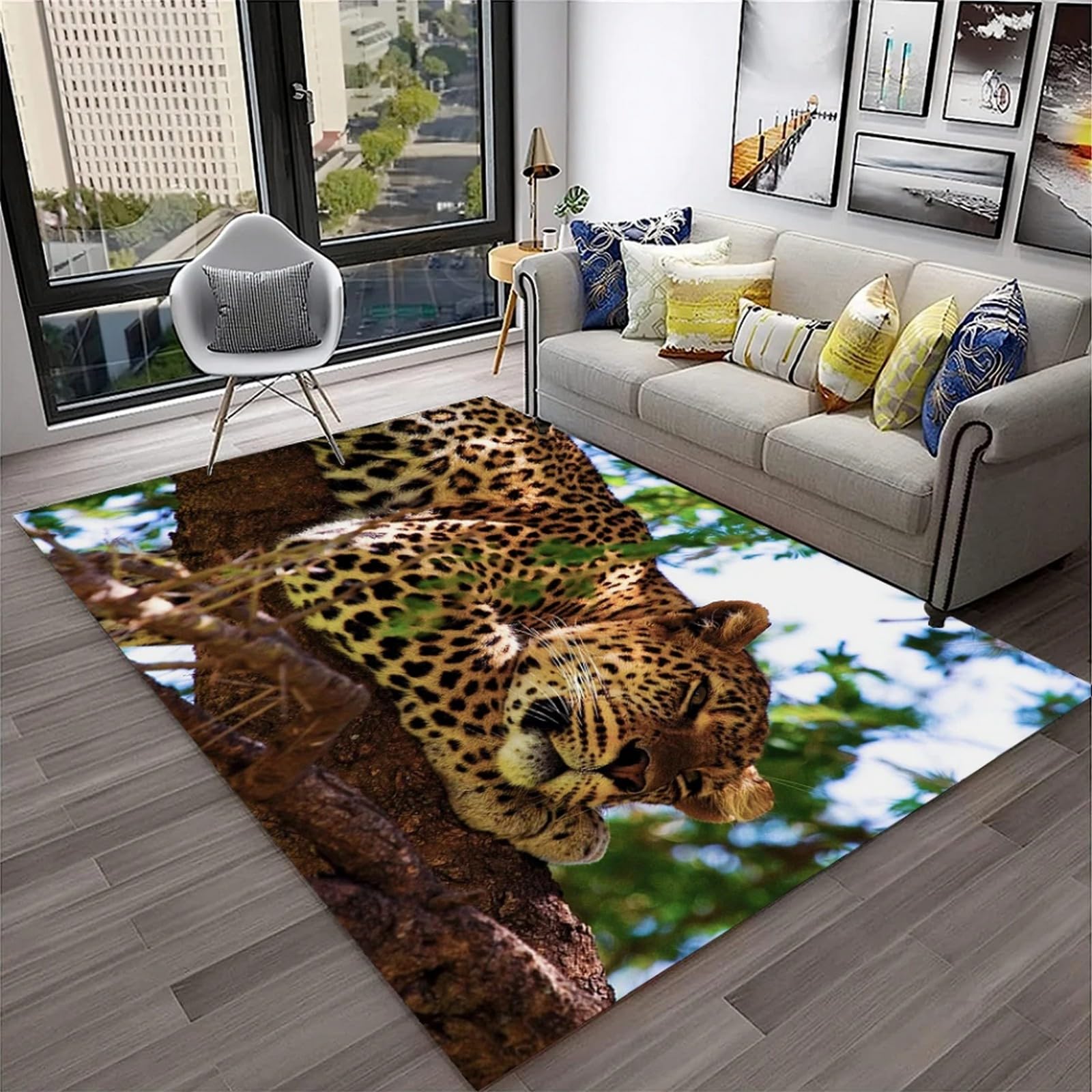 Tapis de couloir moderne léopard pour sublimer votre hôtel et bureau