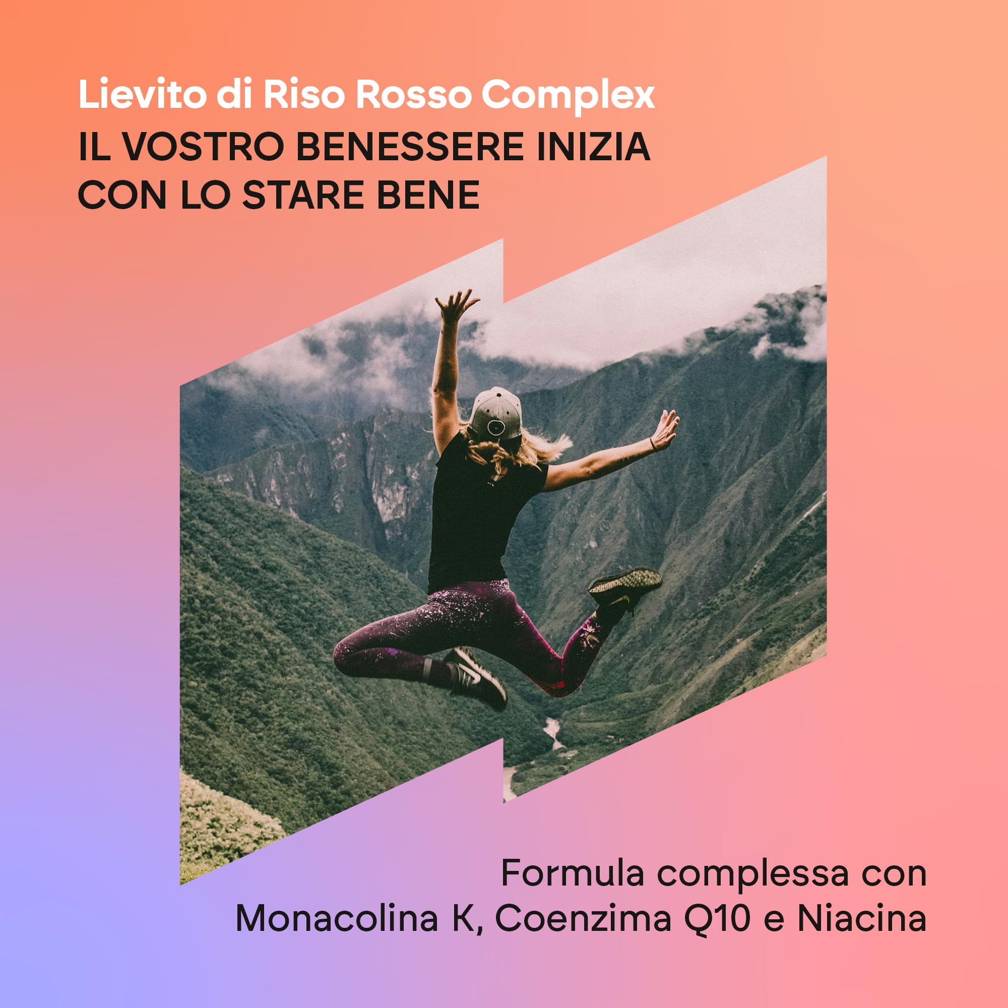 Riso Rosso Fermentato 2,9mg Monacolina K + Q10 + Vit C E - Lievito di Riso Rosso Fermentato - Red Yeast Rice 90 Capsule Veganes Nutralie