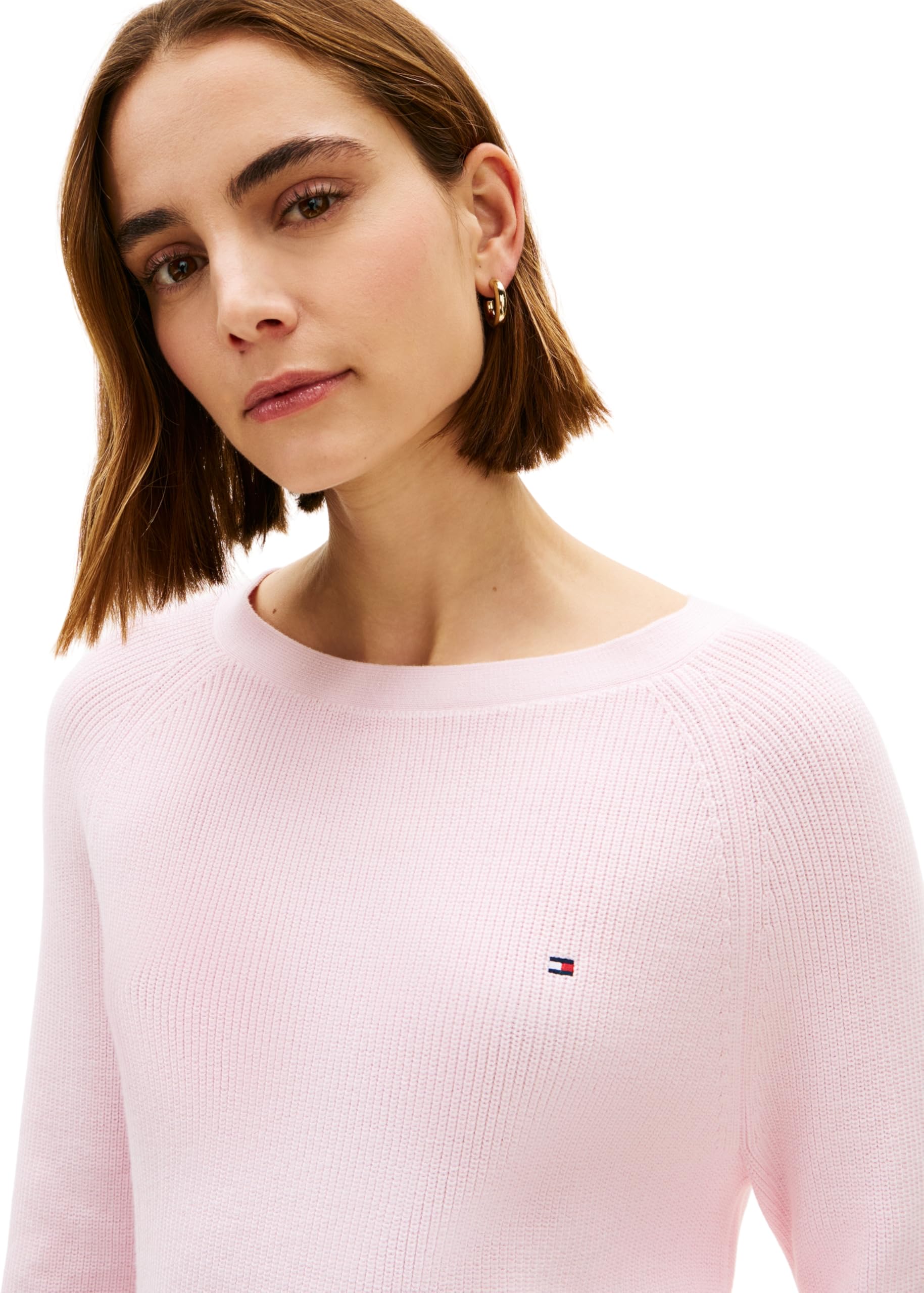 Tommy Hilfiger CO Cardi FINE GG LS Boat-NK SWT