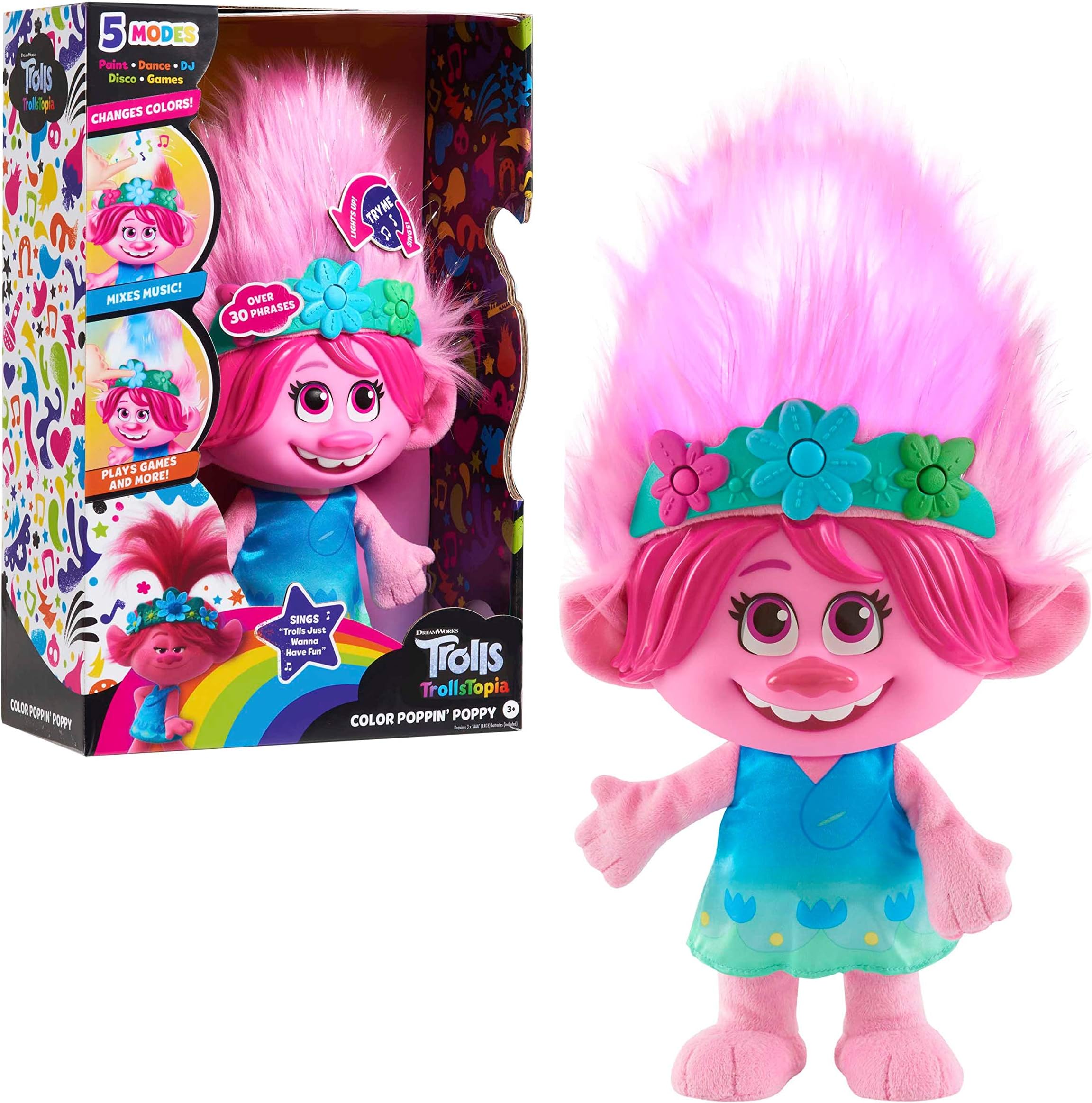 JP Trolls JPL65310 Flair Trolls World Tour Colour Poppin' Poppy, Multicolour