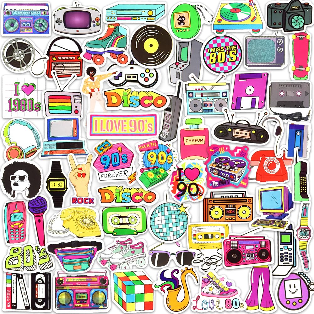 DETICKERS Extreme Sports Stickers for Kids Boys Water Bottles 50 PCS Waterproof Vinyl Gifts for Teen Boys Stickers