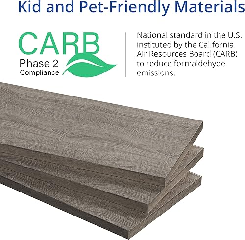 Miniatura 7 de Cozy Castle Mesa consola de 3 niveles con cajones mesa de entrada para sofá industrial estrecha larga con estantes de almacenamiento mesa de pasillo