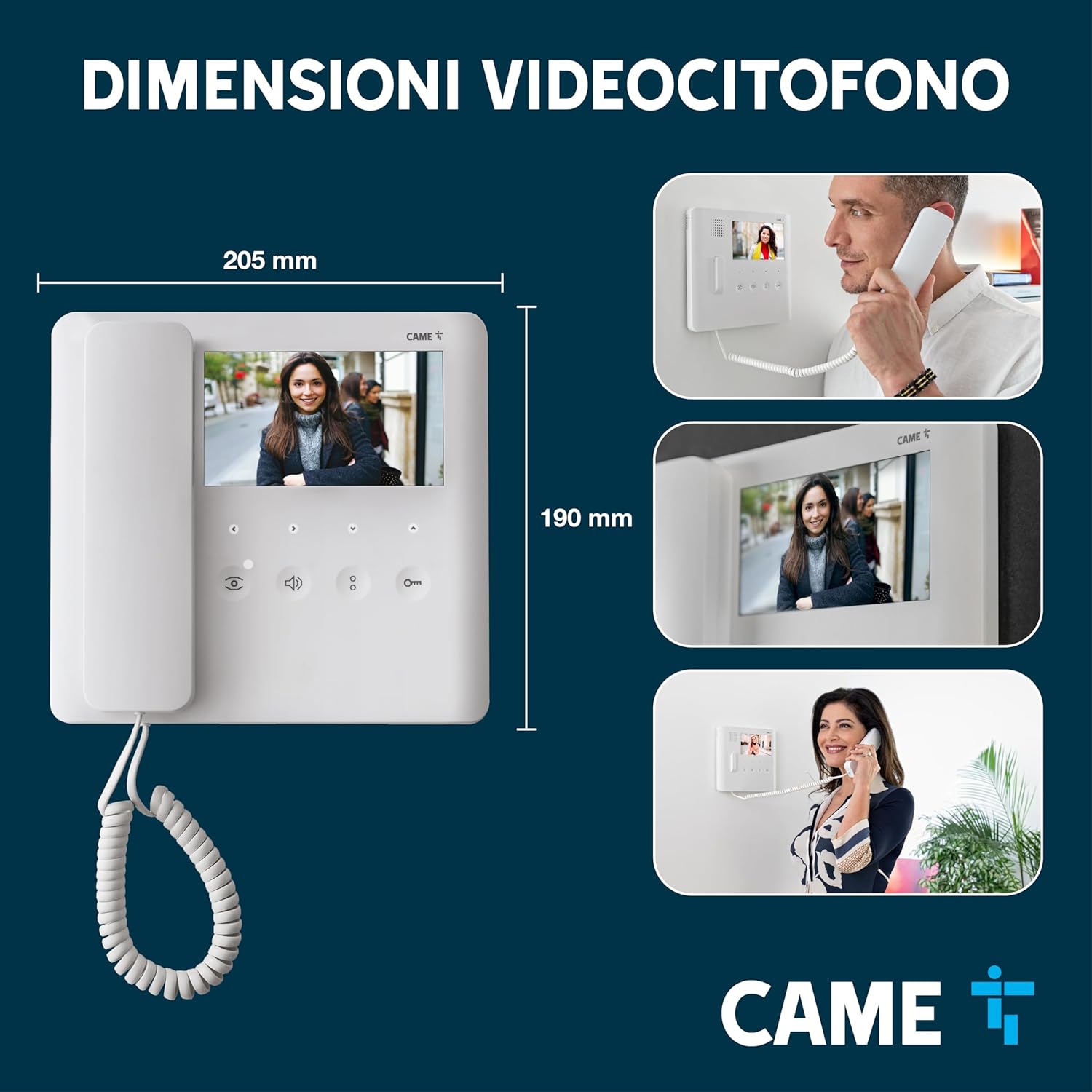 AGT V Indoor Monitor Dimensions