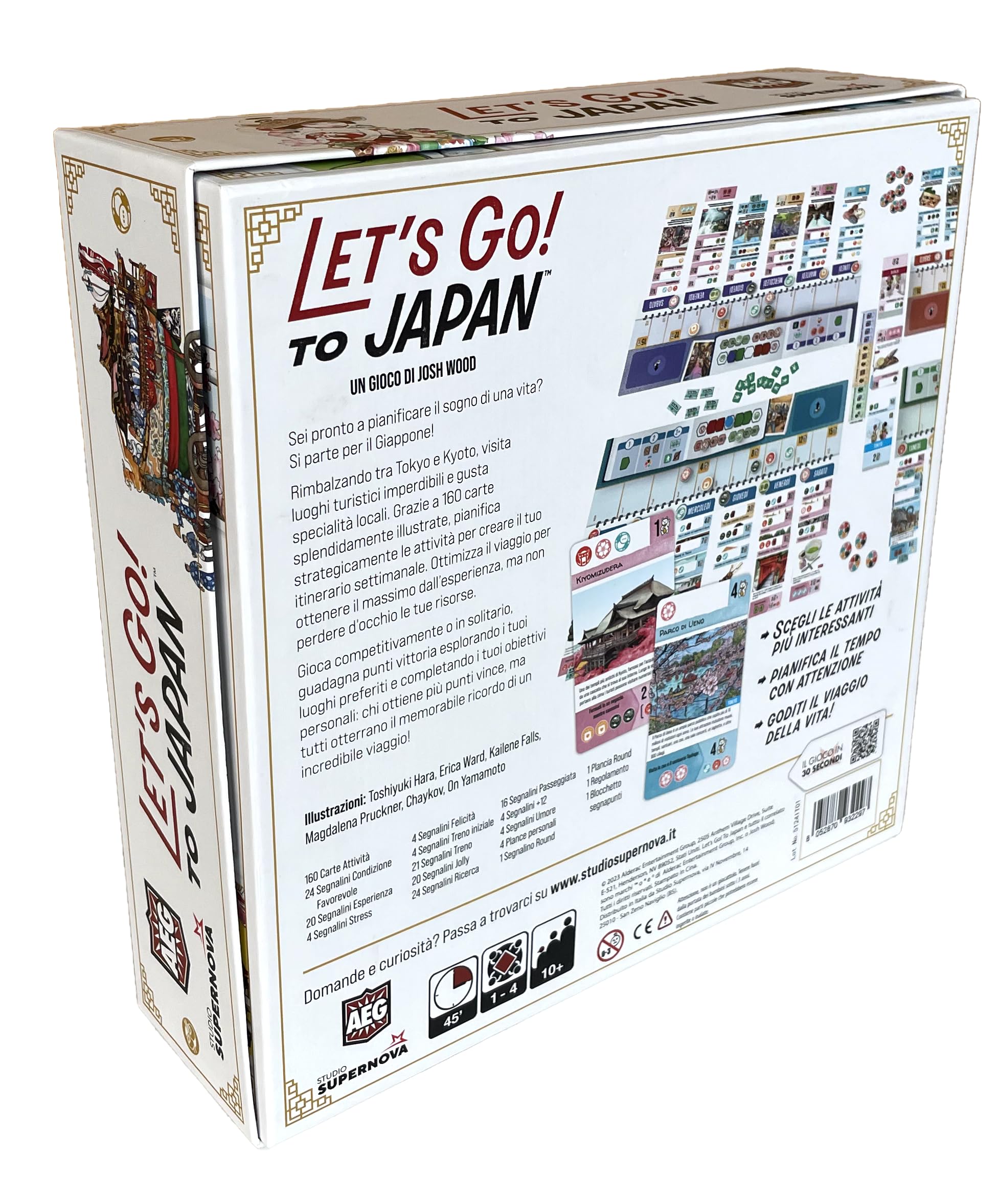 Let's Go! To Japan - Gioco di draft, collezione set e turni simultanei, 1-4 giocatori, 14+, Edizione in Italiano