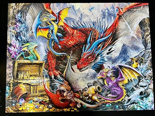 Miniatura 7 de MasterPieces Rompecabezas EZ Grip de 300 piezas  Horda del Dragón  18 x 24 pulgadas