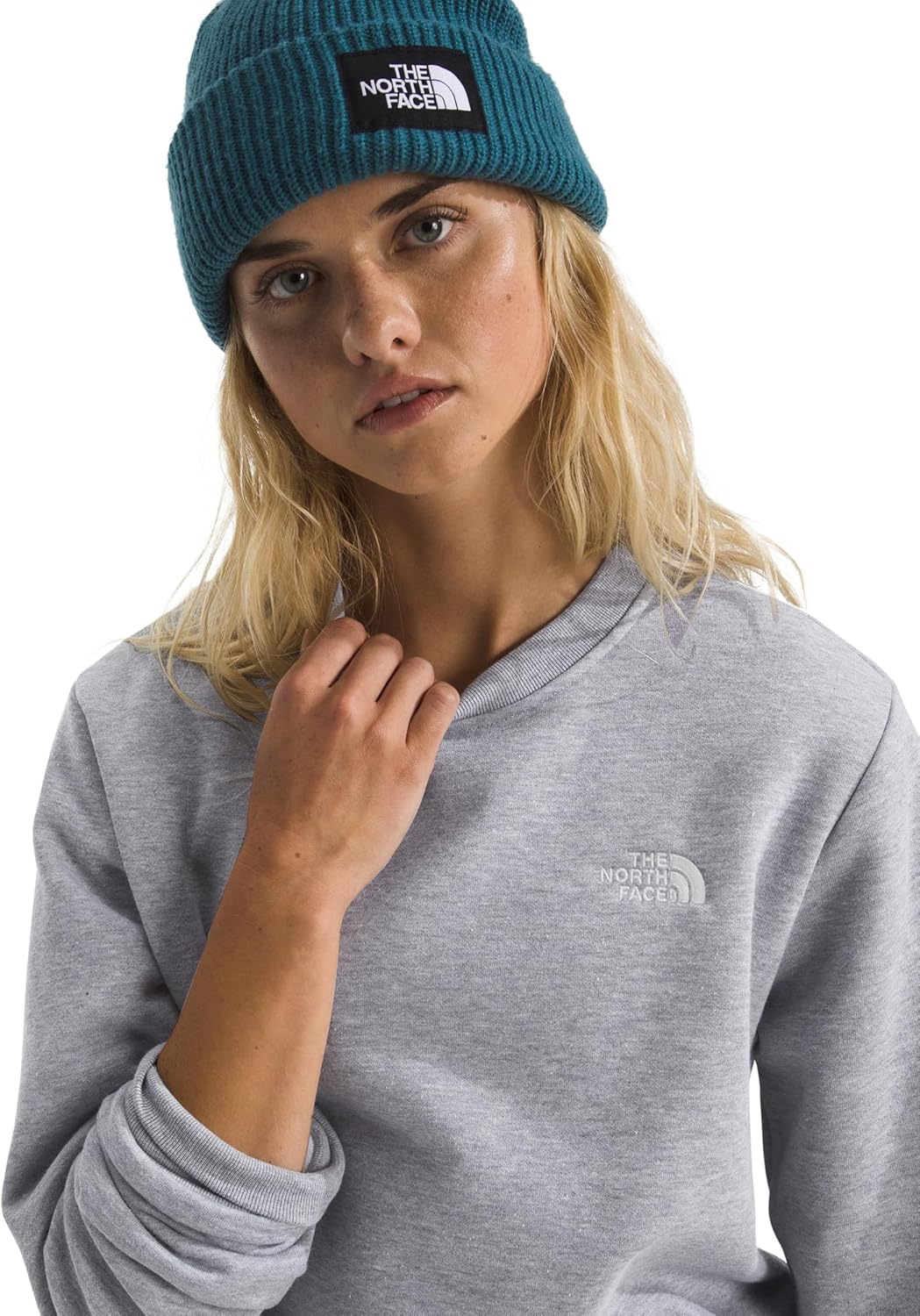 THE NORTH FACE Women's Evolution Simple Dome Crew | Ribbed Collar & Hem, Classic Logo