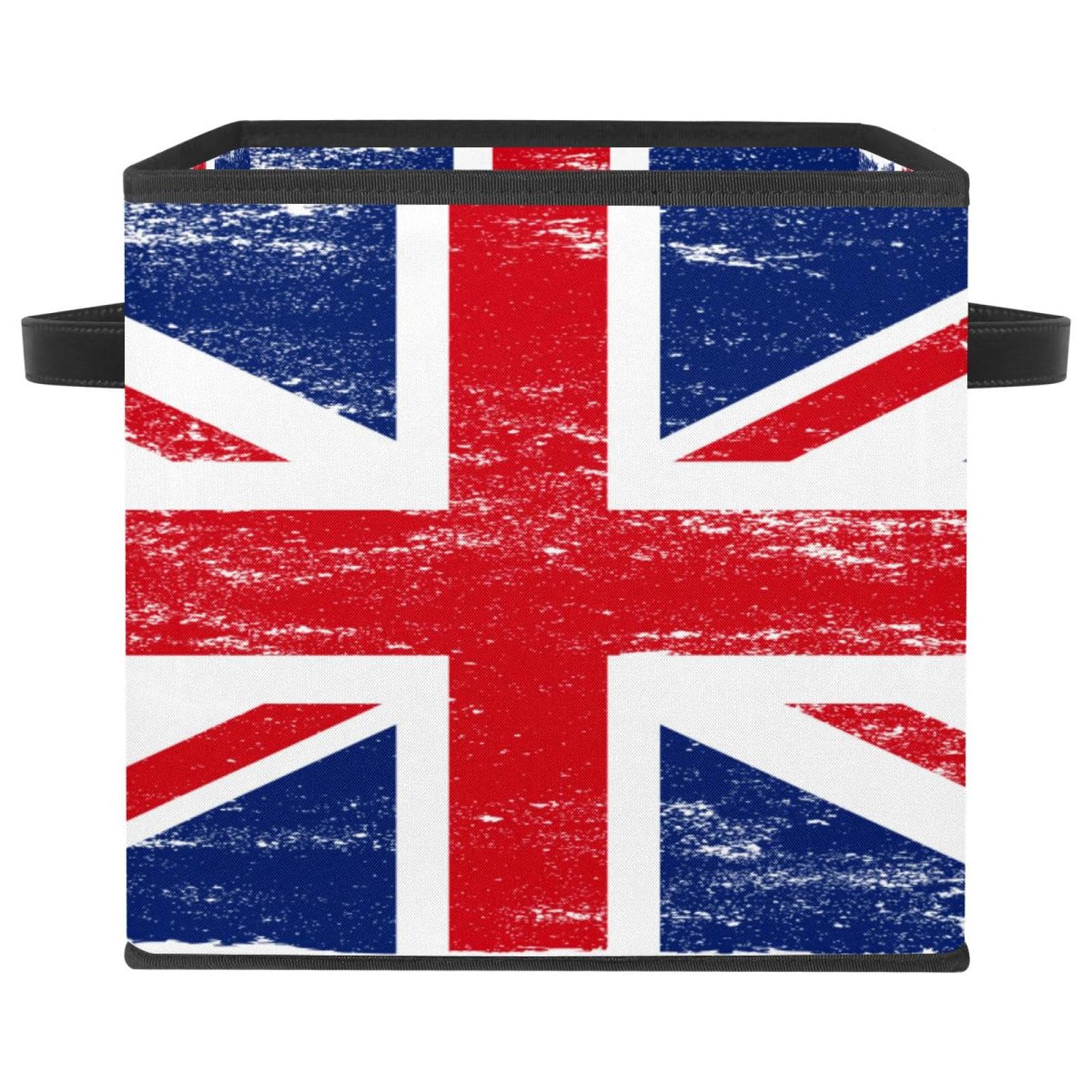 Caisse rangement pour jouets et vêtements Union Jack dans la chambre