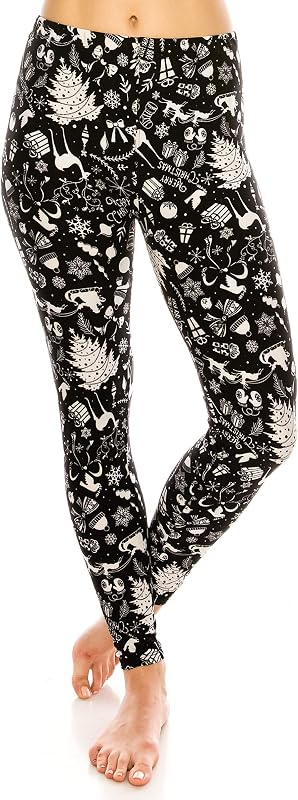 Printed Leggings for Women - Premium Super Soft Comfort Bold Prints