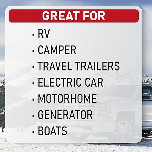 Miniatura 4 de Caja de toma de corriente de 50 amperios y 125250 voltios, cerrada con cerradura - para RV, cámper, autocaravana, remolque de viaje, autos