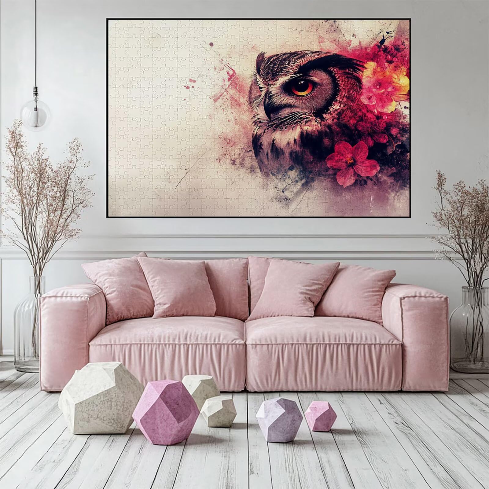 Puzzle 3000 sztuk zwierząt puzzle dla dorosłych kwiaty 122 x 81 cm Unikalne rzemiosło klasyczne drewniane układanka 3D do rodzinnych gier aktywnych, układanka do samodzielnego wykonania nawet do