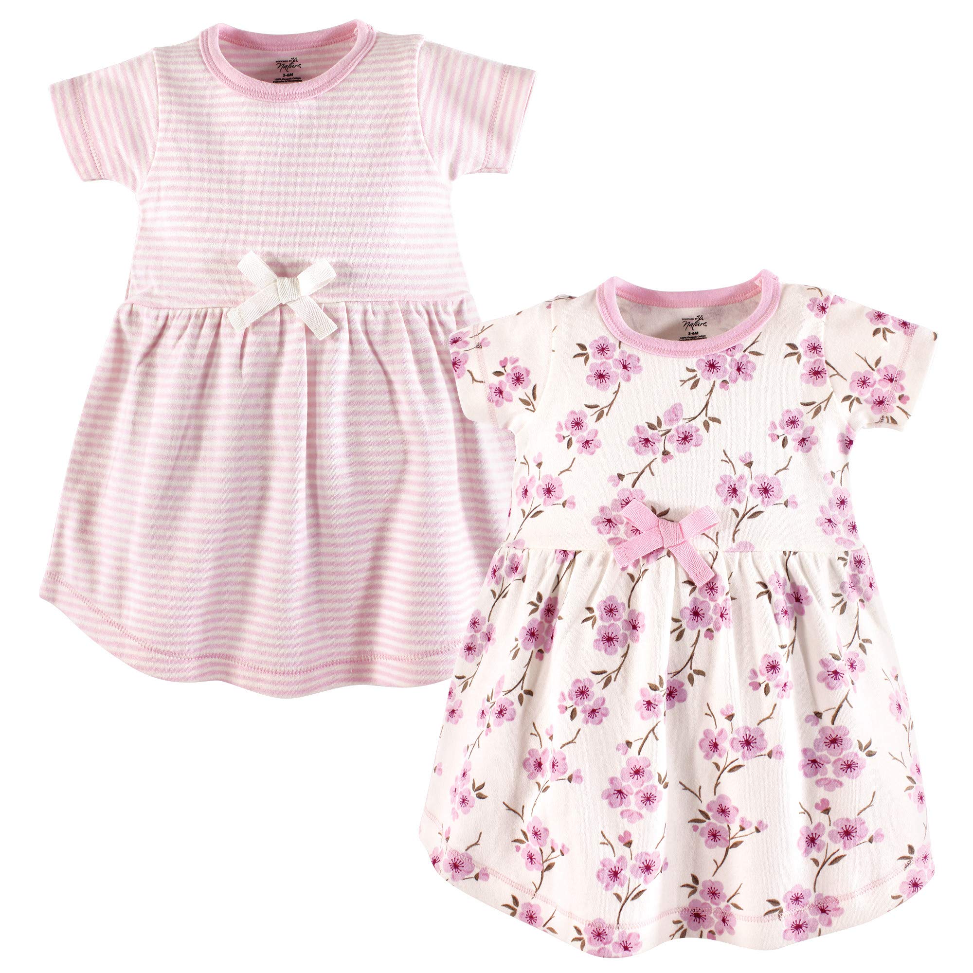 Touched by Nature Girls, Toddler, Baby and Womens Organic Cotton Short-Sleeve and Long-Sleeve Dresses