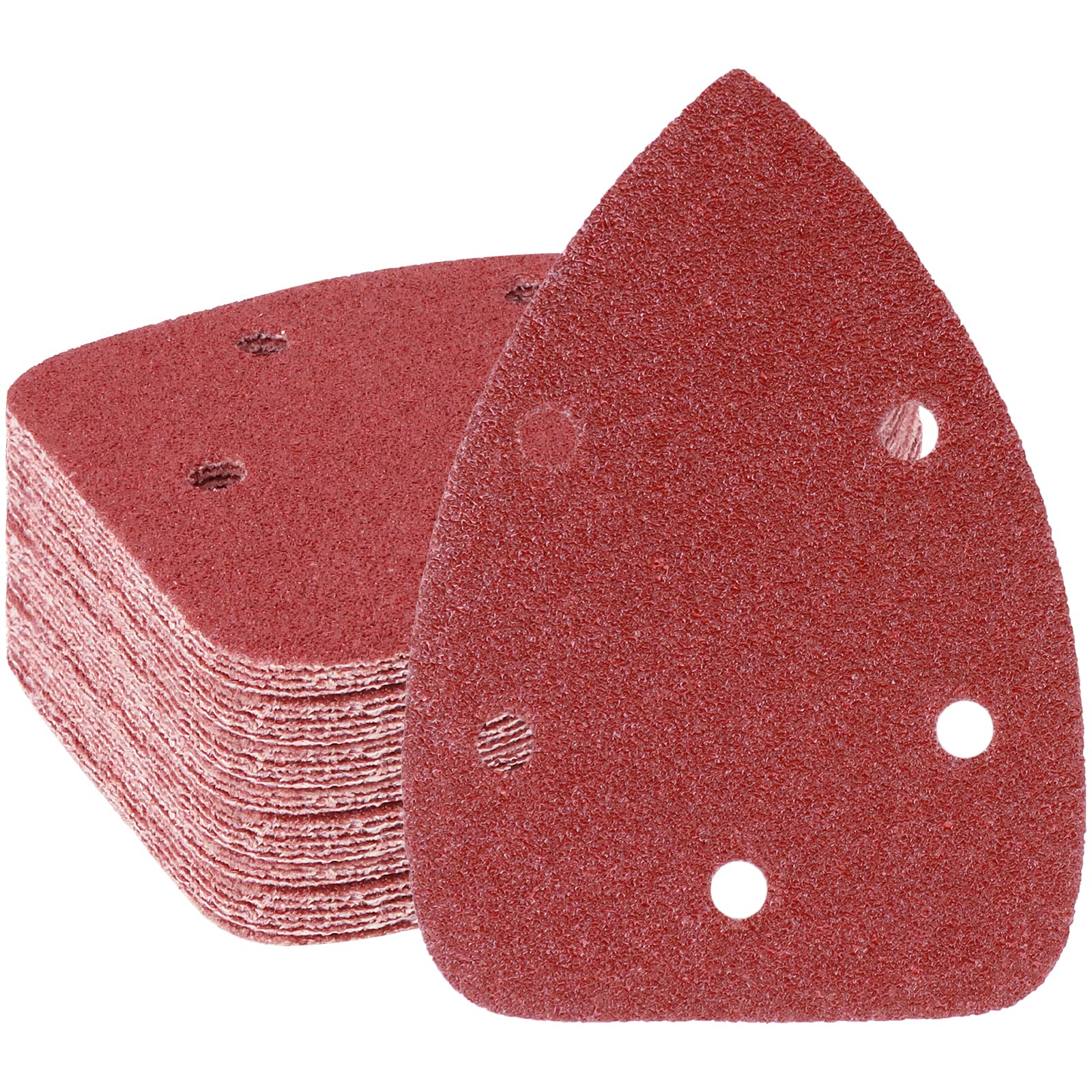 40 Feuilles Papier Abrasif Pour Ponceuse Souris – Grain 600 Alumine, 6 Trous, 15x10 Cm – Idéal Bois, Meubles, Auto