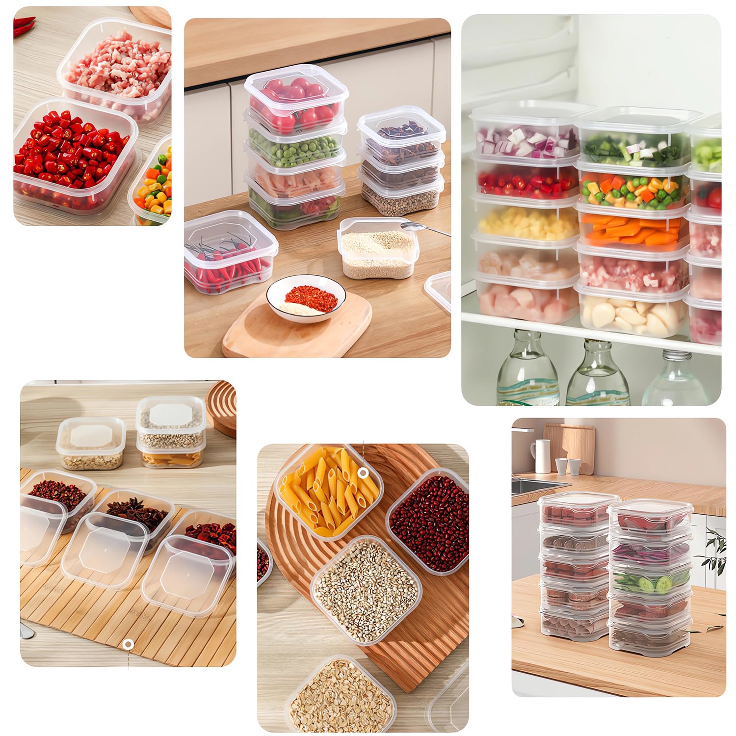 Boîte de rangement alimentaire avec couvercle, con... - Grandado