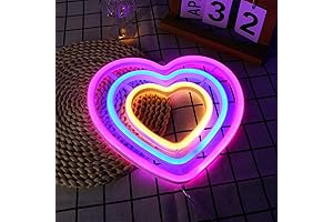 Pink Heart Neon Sign: Illuminate Your Space with Love