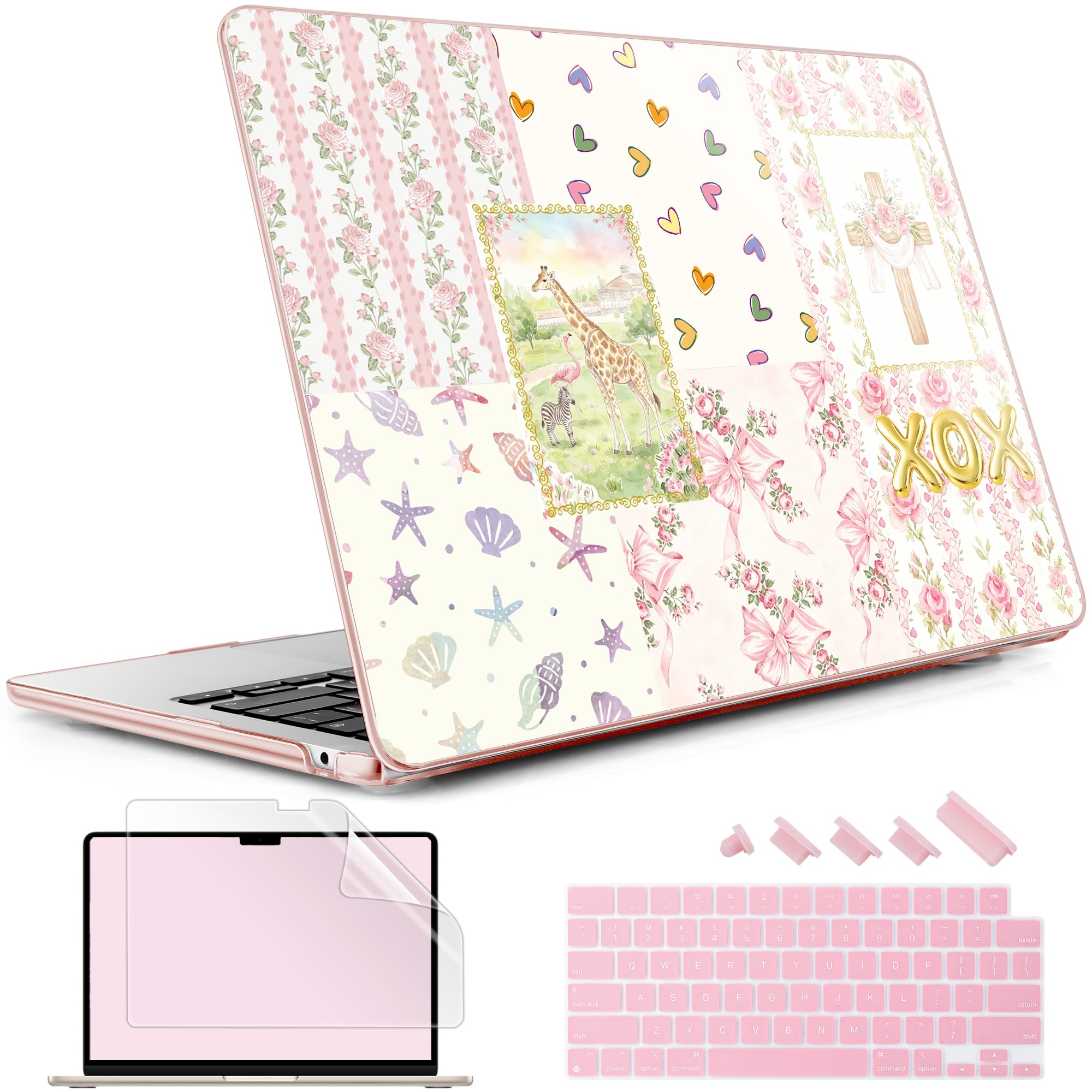 May Chen Case for M5/M4/M3/M2 MacBook Air 13 inch Case 2026-2022 Release