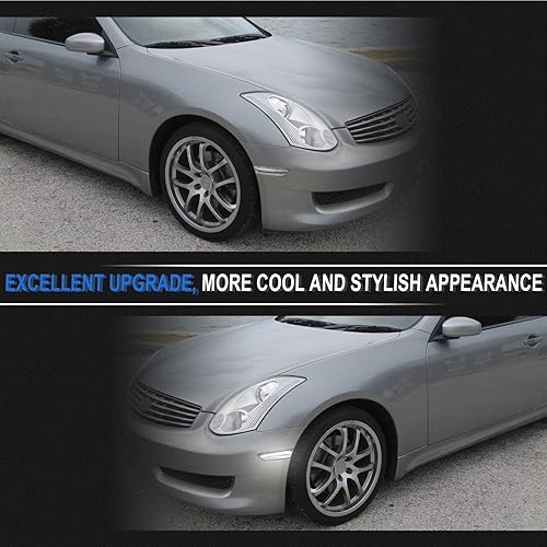 Miniatura 4 de SHINEFIT Luces LED blancas de repuesto para Civic 2016-2021 lámpara de marcador de parachoques delantero ahumado 33800-TBA-A02 HO2551127N