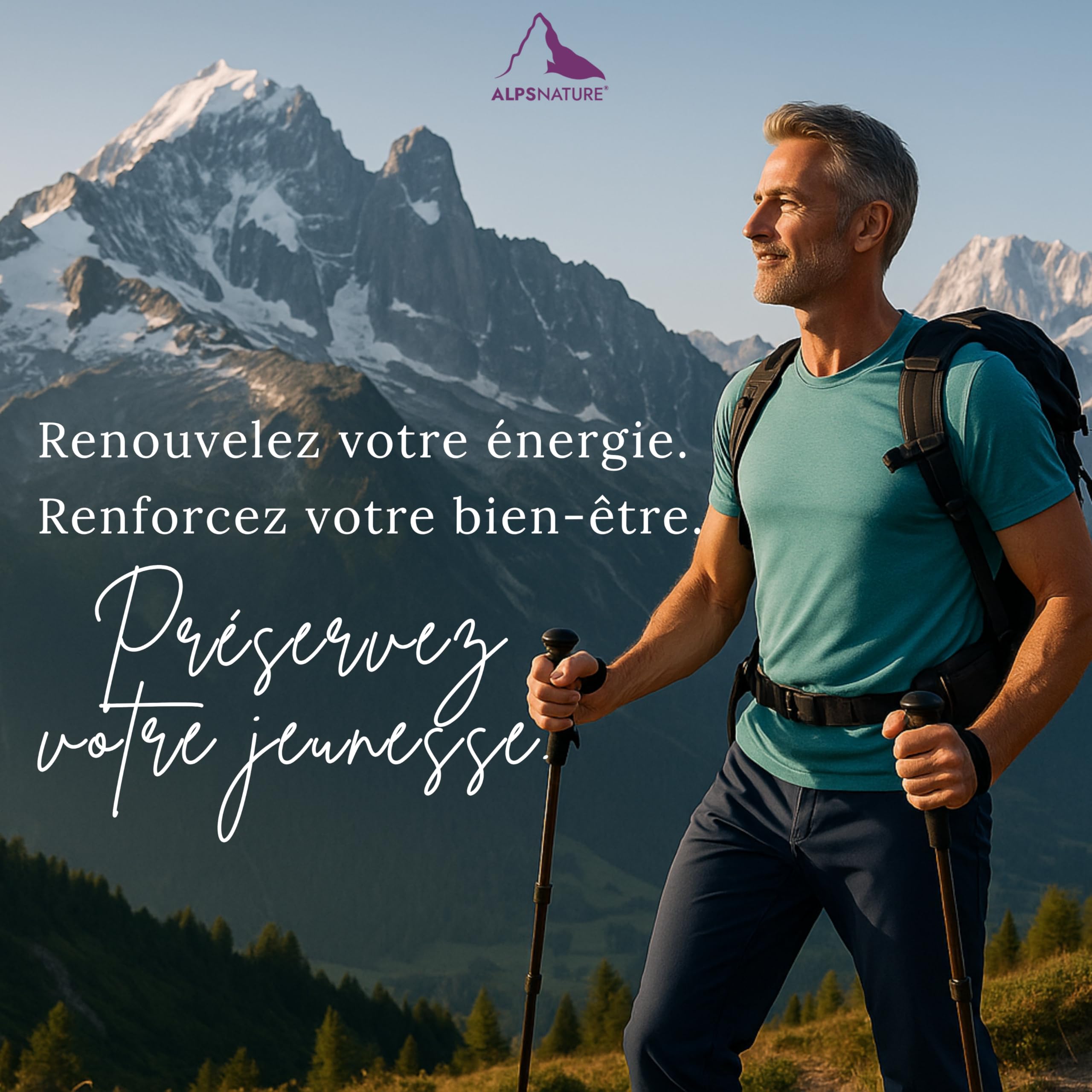 NADH 40mg Panmol Breveté + Trans-Resvératrol 98% Pur – Énergie Cellulaire & Haute Biodisponibilité – 120 Gélules Végétalien & Sans Gluten - Fabriqué en France & testé en laboratoire