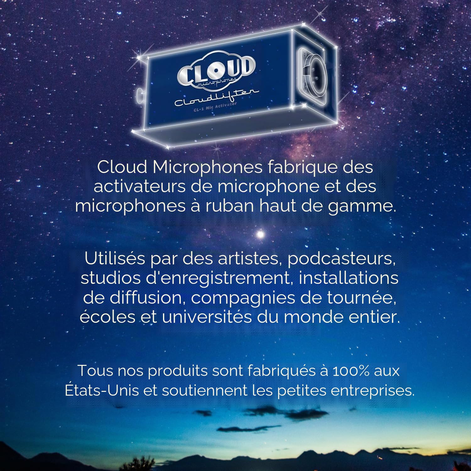 Cloud Microphones - Cloudlifter CL-1 Mic Activator - Gain de préampli Micro Ultra-Propre - Fabriqué aux États-Unis
