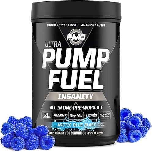 Miniatura 10 de PMD Sports Ultra Pump Fuel Fuel - Mezcla de bebida para antes del entrenamiento, energía, fuerza, resistencia, recuperación de carbohidratos