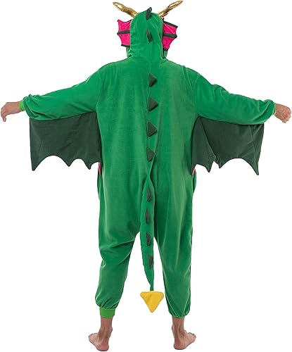 Vista 5 de Spooktacular Creations Halloween Dragon Unisex Costume, Adult Animal Costume Halloween Party