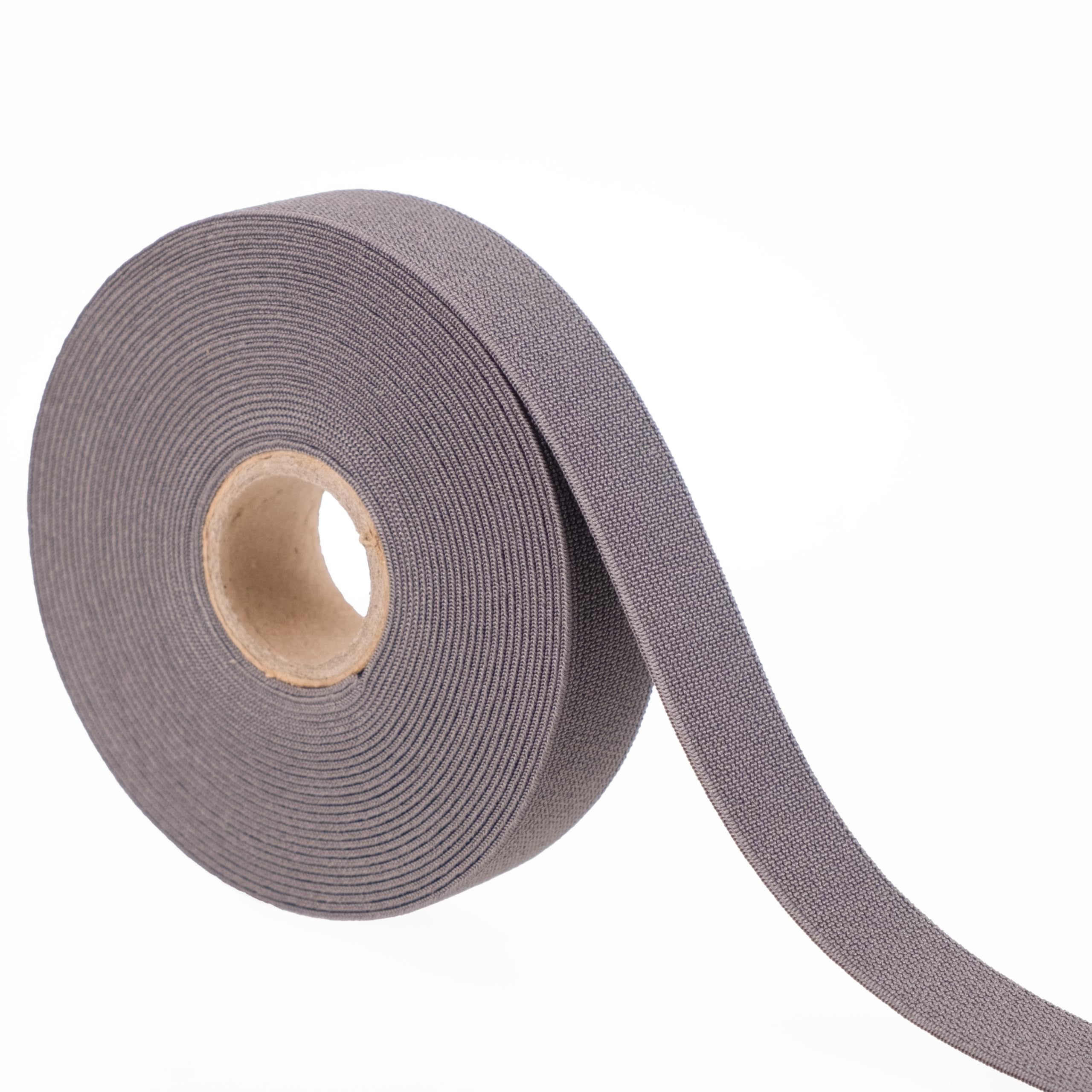 Coloured Elastic for Sewing 20mm Sewing Elastic, Woven Type, 5 Metres (Grey)