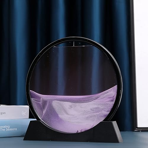 Miniatura 2 de ZYKKGEY Arte de arena móvil de mar profundo 3D,Decoración de trabajo relajante de escritorio en casa oficina,Imagen de arte de arena en movimiento