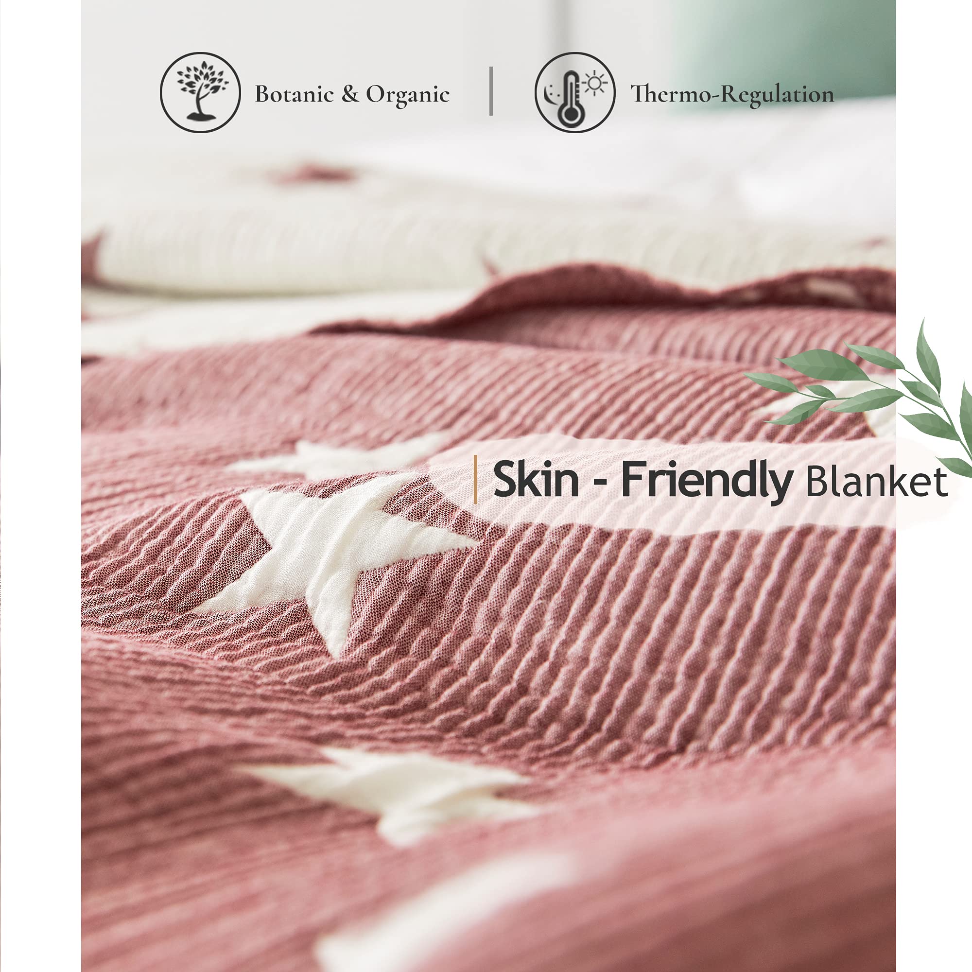 MHD l Korean Triple Layer Modal Blanket : Breathable Absorb Body Heat Cooling Blanket for Bed, Quilt & Sofa Cover l King Size (86