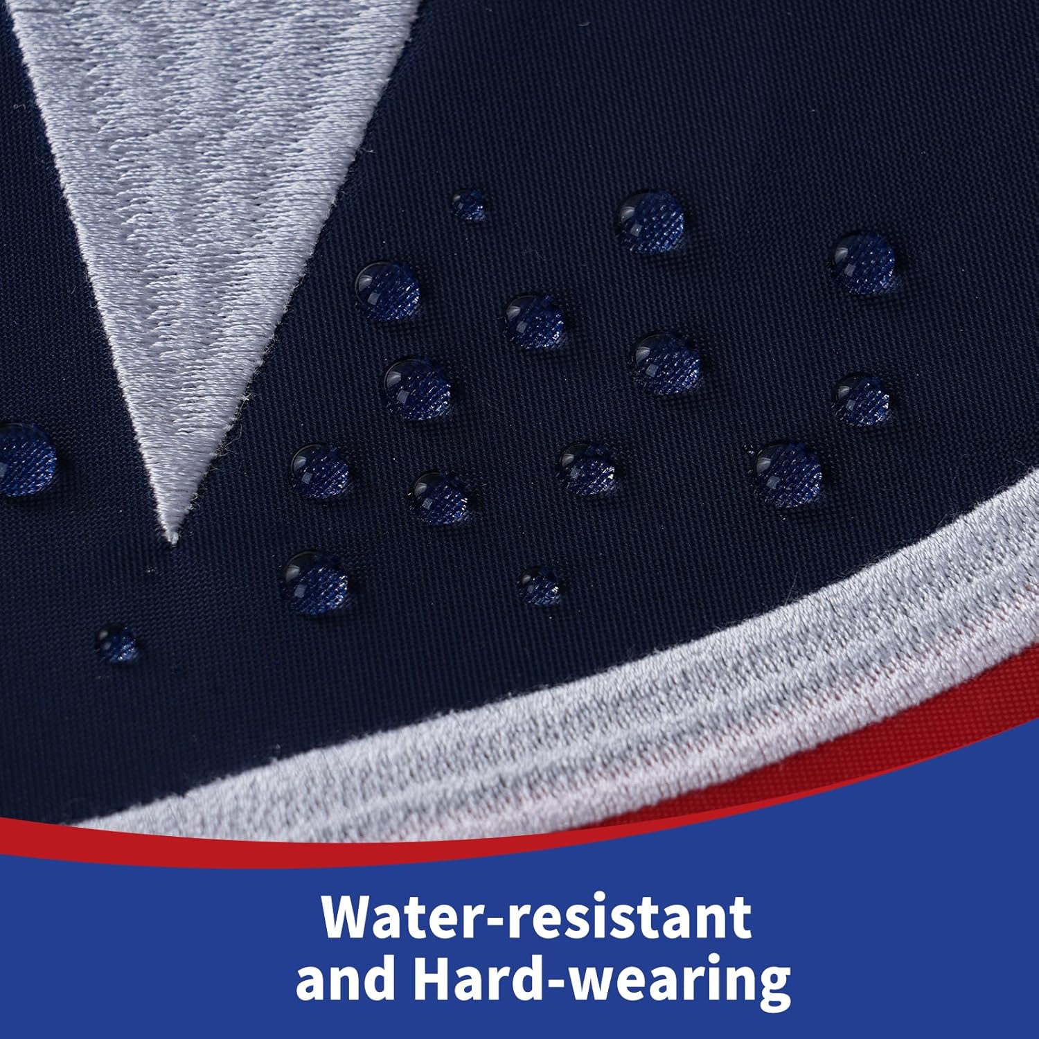 Tennessee Flag 3x5,Tennessee State Flag Outdoor,Embroidery Technique,Tear Resistant,Sewn Stripes and Brass Grommets,Upgraded High-strength Polyester Fabric,All Weather Durable State Flags. - Image 3