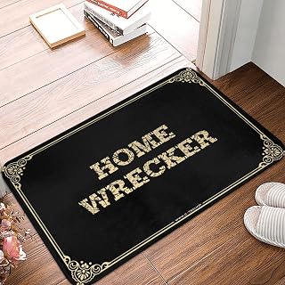 Front Door Welcome Mat Home Wrecker Doormat Vintage Decor Outside Rugs for Front Door(40X60CM)