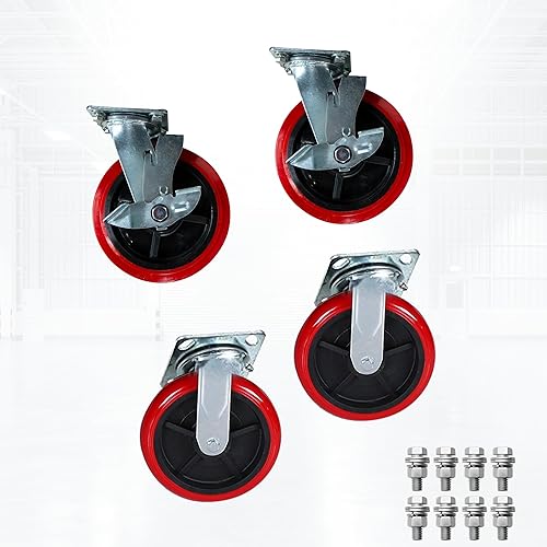 Miniatura 7 de 5Seconds Carrito de plataforma de plataforma de plataforma industrial, resistente, 60 x 30 pulgadas, camión de mano súper resistente con capacidad