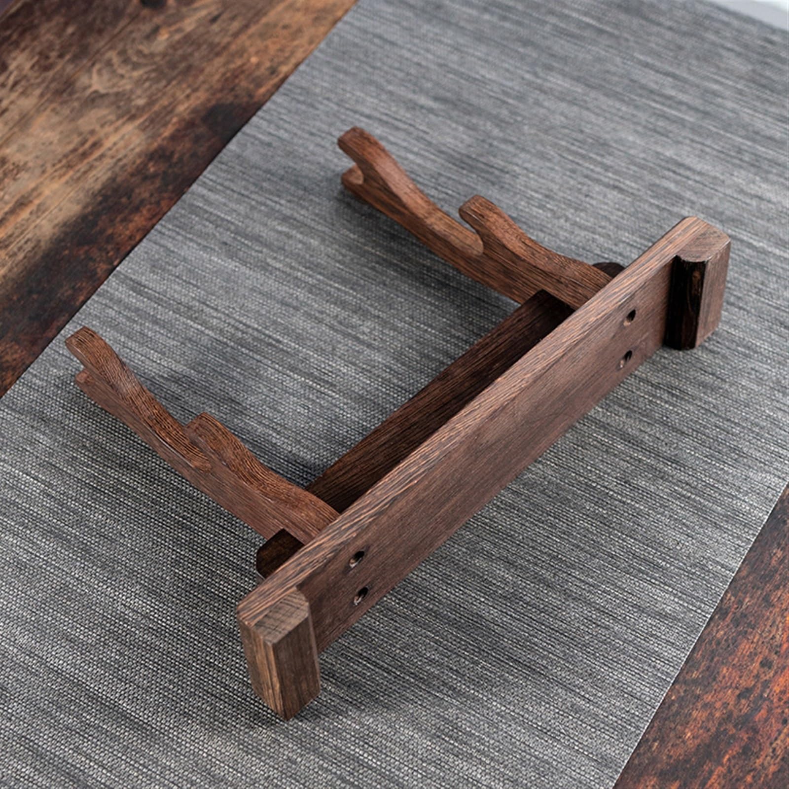 Alas De Pollo Soporte para Espada Madera Maciza Soporte para Cuchillos Adornos De Salón Soporte para Katana Soporte De Espada Multicapa De Madera Expositor(2 Layers,M)