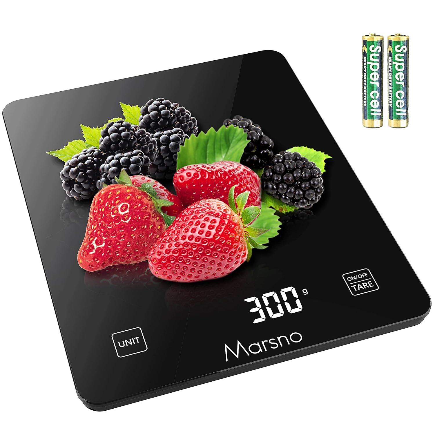 review Bundle - Marnso Digital Meat Thermometer and 22lbs Kitchen Food Scale Weight Grams and Oz