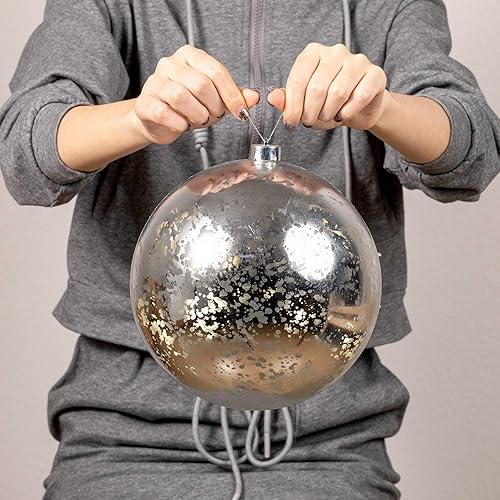 Miniatura 373 de XmasExp Juego de 24 mini esferas de Navidad inastillables para bolas de árbol de Navidad de 1.181 in/1.18 pulgadas (oro rosa)