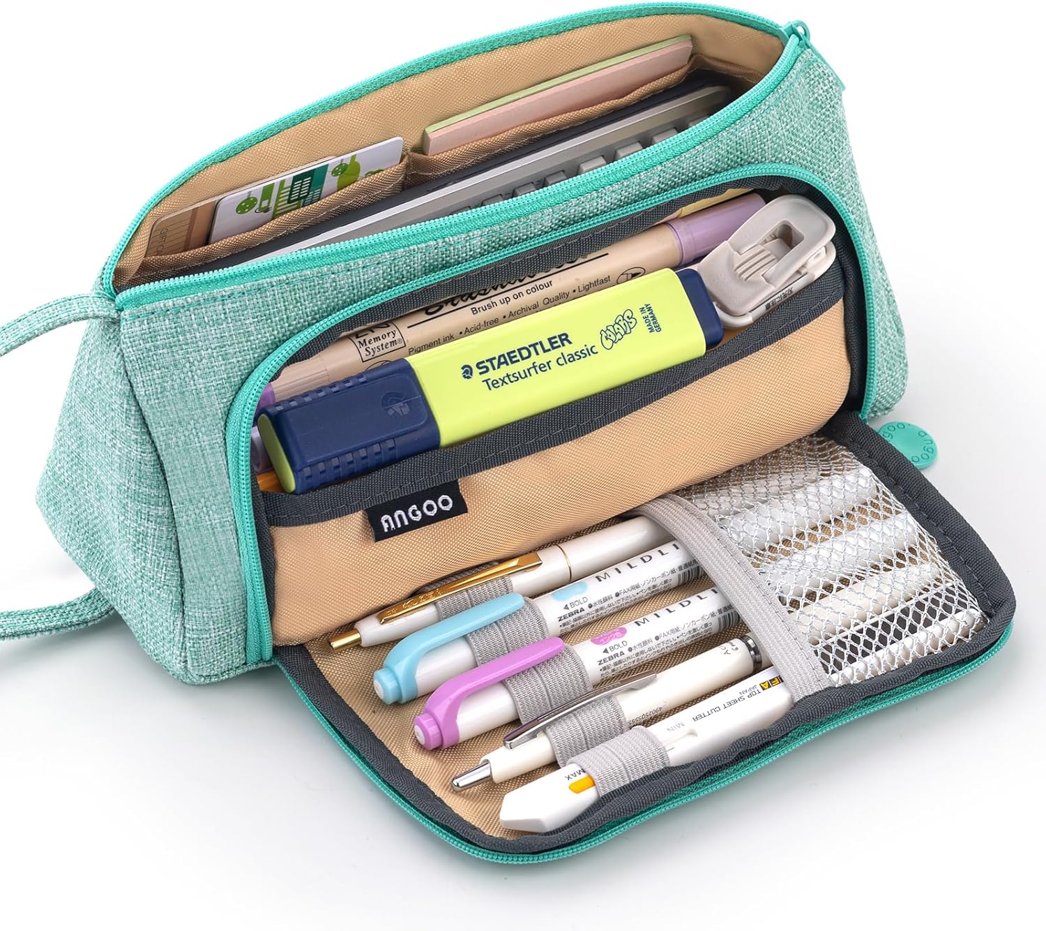 EASTHILL Big Capacity Pencil Case Large Pencil Pen Pouch Bag High