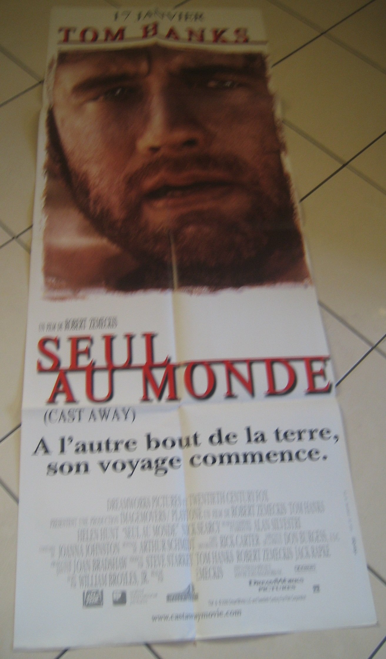 Affiche Seul Au Monde 60X120Cm édition originale cinéma papier haute qualité - 2