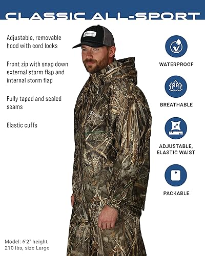 Miniatura 2 de FROGG TOGGS Traje de lluvia impermeable transpirable clásico de 3 capas para hombre, para todos los deportes